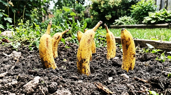 Bury Banana Peels Near Your Plants